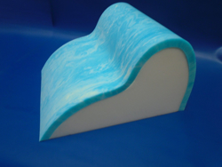 head and neck foam bolster pillow