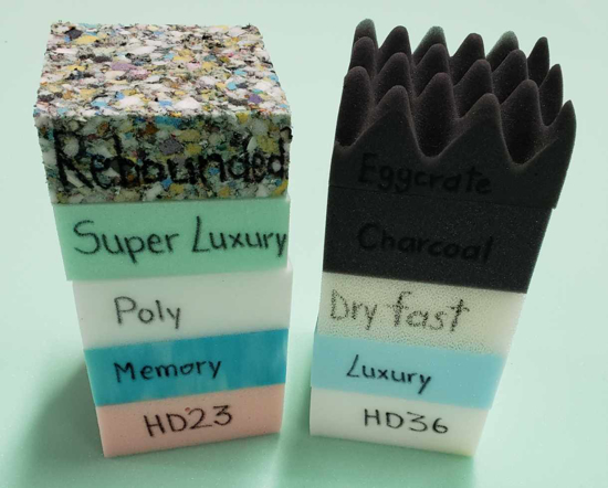 High Density Foam Sample Pack | Foam n More & Upholstery