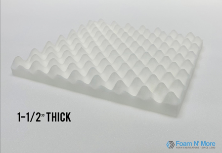 Foam Bed Topper Eggcrate 1.5" thick
