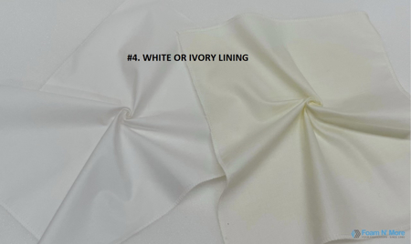 White & Ivory Lining