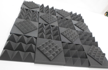 Picture of Acoustic Wedge and Pyramid Tiles with Tiles