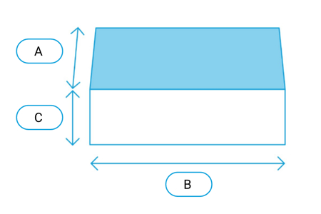 Picture of Rebounded or Charcoal Firm Extra Firm Foam Rectangle