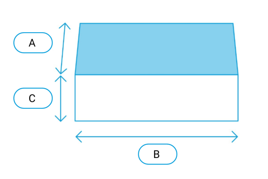 Picture of Rebounded or Charcoal Firm Extra Firm Foam Rectangle