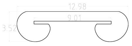 Picture of I- Beam Foam Bumper Padding