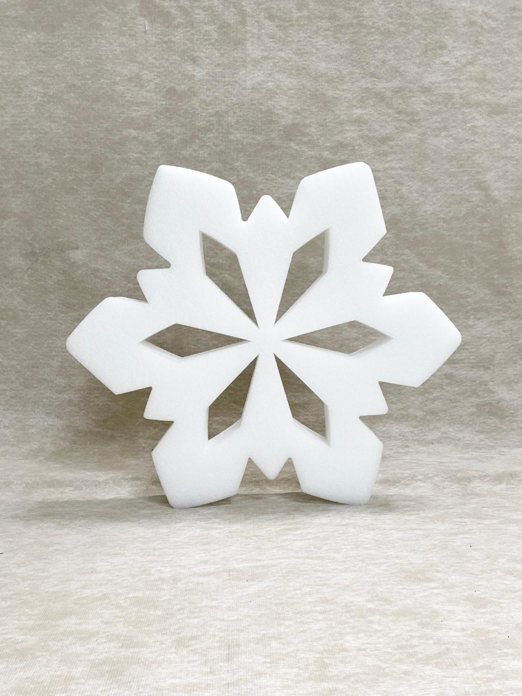 foam snowflake