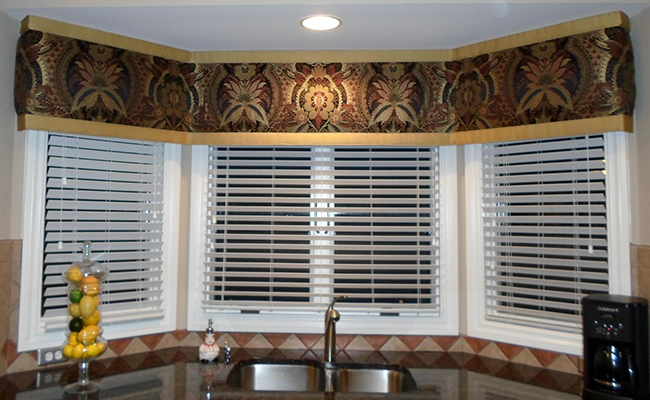 Gorgeous Window Cornices & Custom Drapery Panels