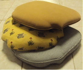 3 seat cushions