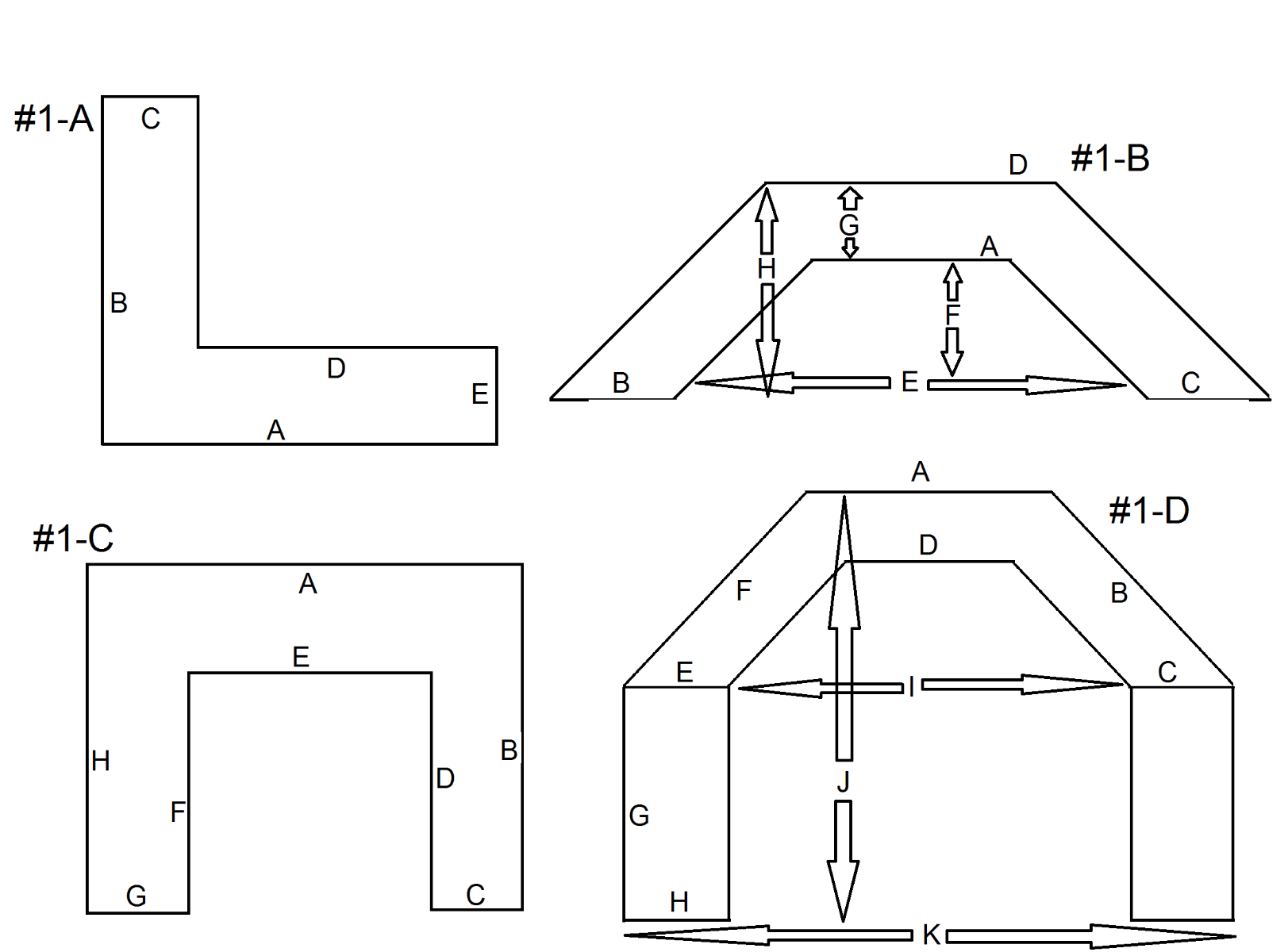 drawings of bay windows