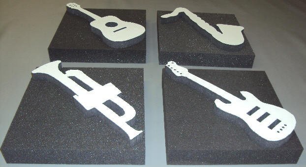 images Acoustic Music Tiles with Foam Columns