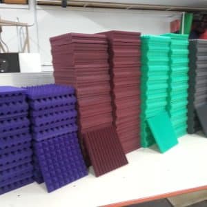 Soundproofing Acoustic Studio Foam Colors – Wedge and Pyramid Kits